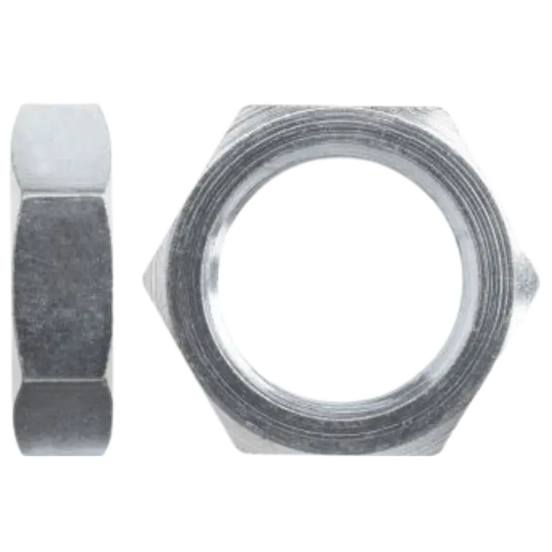 0306-02 : Onehydraulics Steel Bhln Bulkhead Lock Nut, 5/16-24 (-02) Female Jic 1