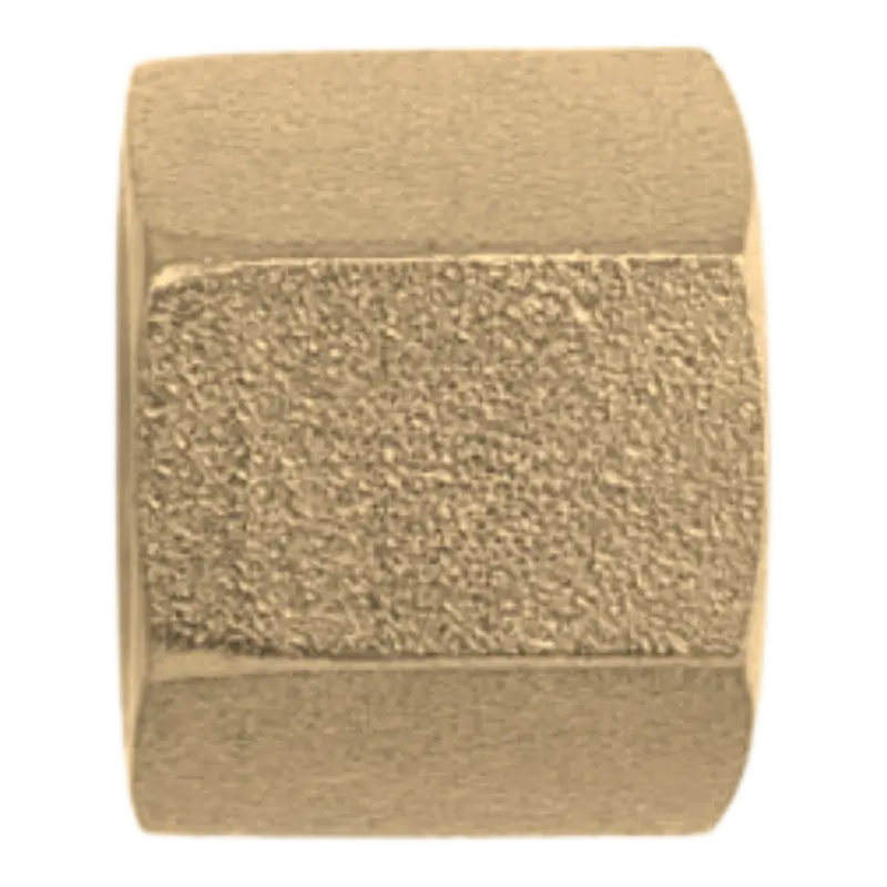 0318-08-B : Onehydraulics Brass Jic Tube Nut, 3/4-16 (-08) Female Jic 1