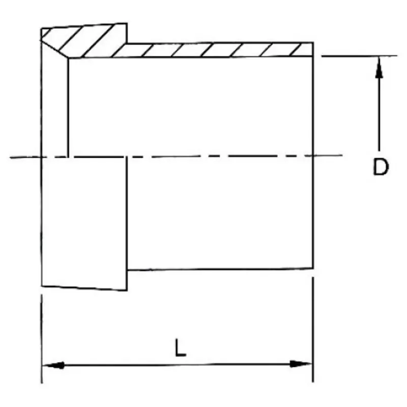 0319-20-Ss : Onehydraulics Stainless Tube Sleeve, 1.25" (-20) Jic Tube Od 2