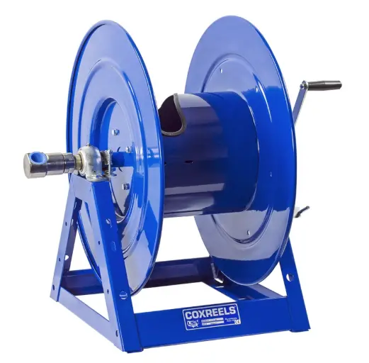 1175-6-100-A : Coxreels 1175-6-100-A  Compressed Air Motor Rewind Hose Reel, 1" Id, 100' Capacity, No Hose, 3000Psi 1