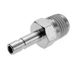 124150428-10Pack : Norgren Pneufit Stem Adapter, 1/4 Stem O/D, 1/4 Npt Thread 1