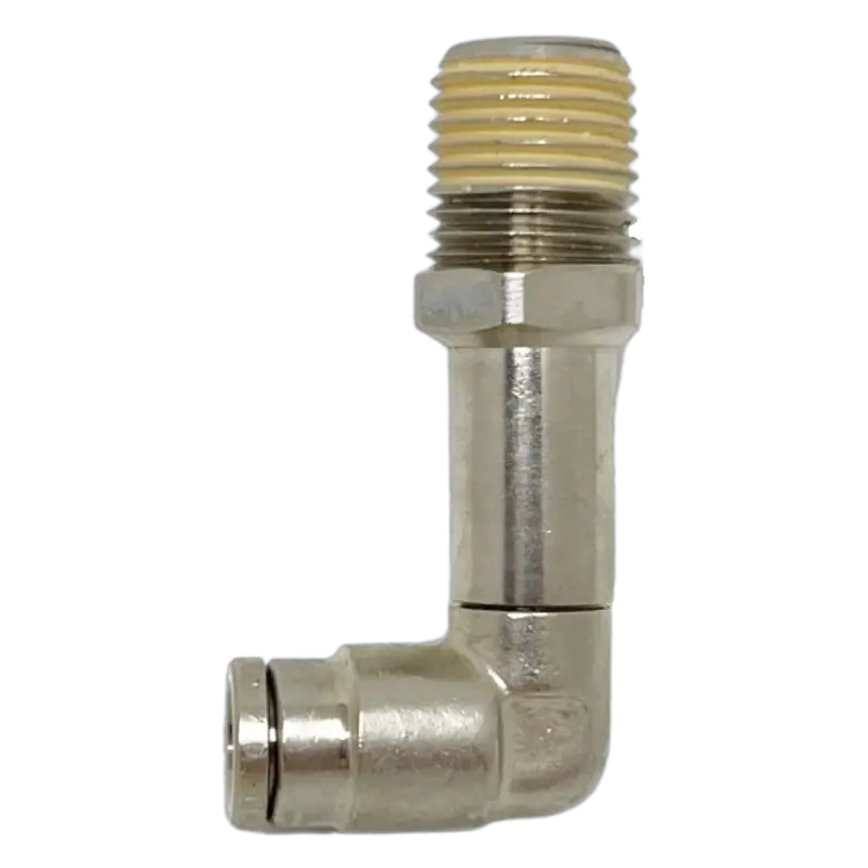 124540428-10Pack : Norgren Pneufit Extended Swivel Male Elbow, 1/4 Tube O/D, 1/4 Npt Thread 1