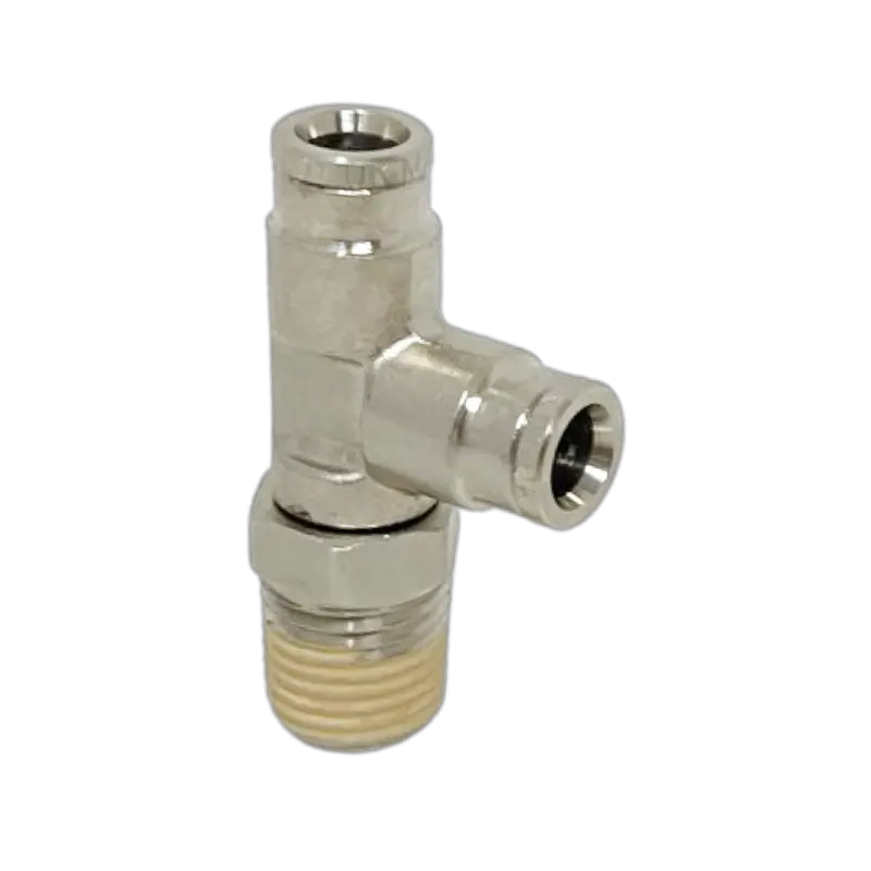 124680638-10Pack : Norgren Pneufit Swivel Male Run Tee, 3/8 Tube O/D, 3/8 Npt Thread 2