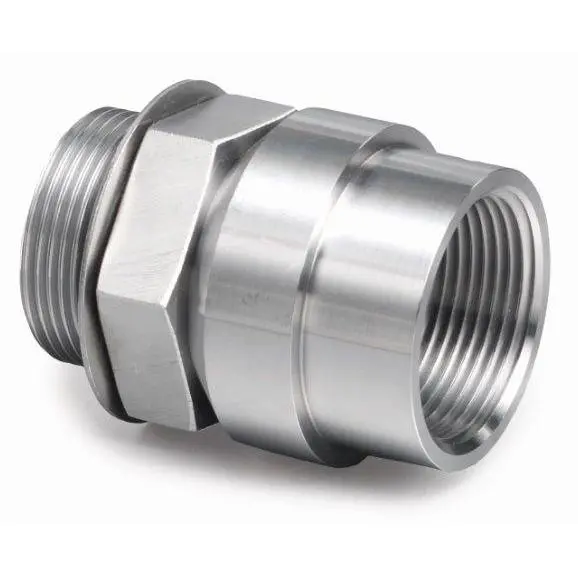 32Npt-32Sae : Afp Sae Thread To Tank Coupling, Steel, Straight, 2" Malesae Side 1, 2" Tank Coupling Side 2, 400Psi Rated 1