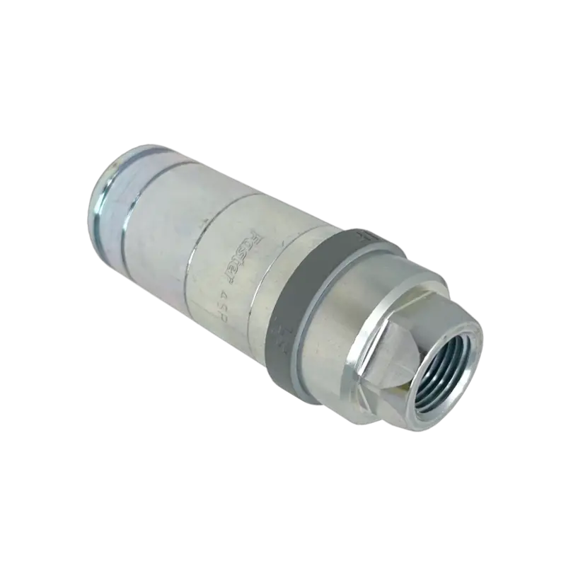 4Srhf08 12Npt F : Faster Quick Disconnect, Female 1/2" Coupler, 0.5 (1/2") Npt Connection, 3625Psi Mawp, 18.49 Gpm, Iso 7241 Part A Interchange, Push To Connect Style, Connection Under Pressure Allowed At Working Pressure 1