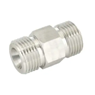 5404-4B4be : Upc 1/4" Bsp Male X 1/4" Bsp Male (Ext), Stainless Steel 30,000Psi 1