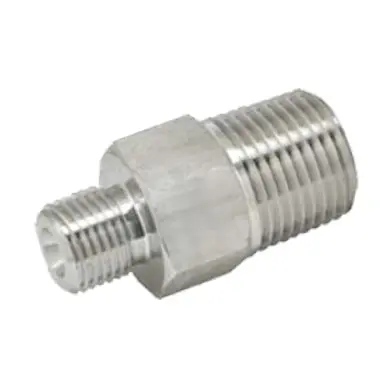 5404-6N6b : Upc 3/8" Male Npt X 3/8" Male Bsp, Stainless Steel, 15,000Psi 1