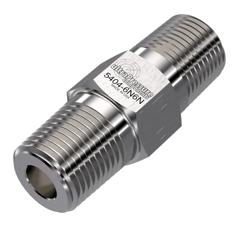 5404-6N6n : Upc 3/8" Male Npt X 3/8" Male Npt, Stainless Steel, 15,000Psi 1