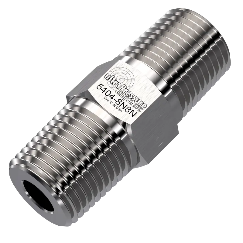 5404-8N8n : Upc 1/2" Male Npt X 1/2" Male Npt, Stainless Steel, 15,000Psi 1