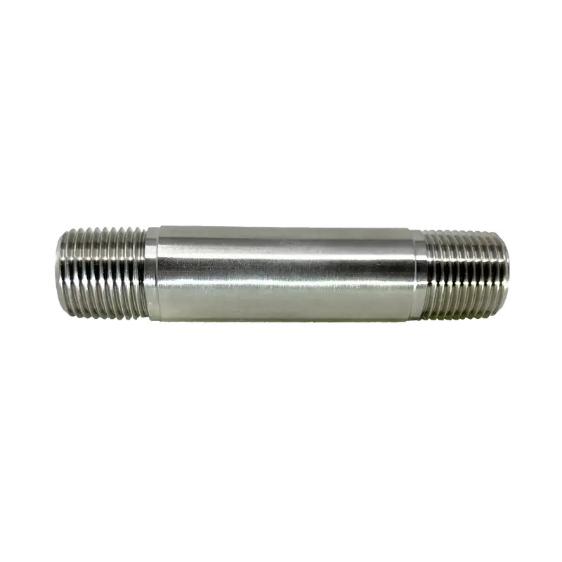 5404N-4N4.0 : Upc 1/4" X 4" Male Npt Nipple, Stainless Steel, 15,000Psi 1