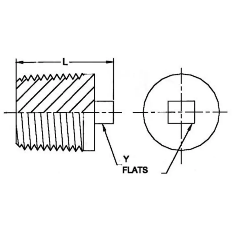 5406-Shp-16 : Onehydraulics Steel Square Head Pipe Plug, 1-11-1/2 (-16) Male Nptf 2
