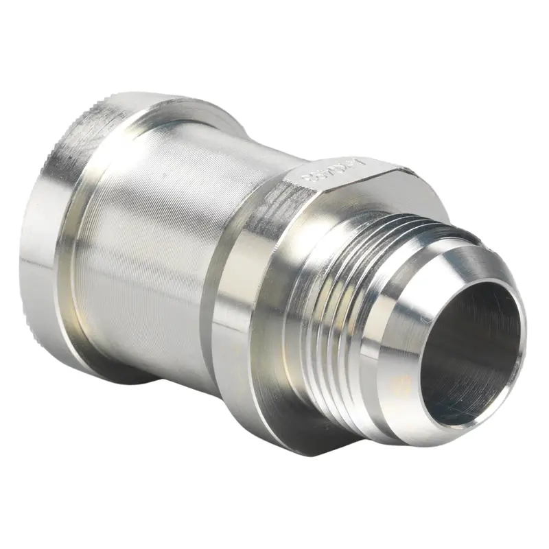 600-16-16 : Afp Split Flange Head Adapters, Steel, Straight, 1" Male Jic Side 1, 1" C62 Side 2, 6000Psi Rated 1