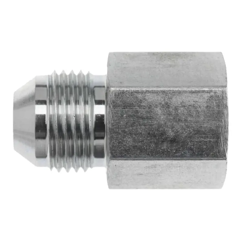 7003-12-12 : Onehydraulics Straight Steel Adapter, 1-1/16-12 (-12) Male Jic X 3/4-14 (-12) Female Bspp 1