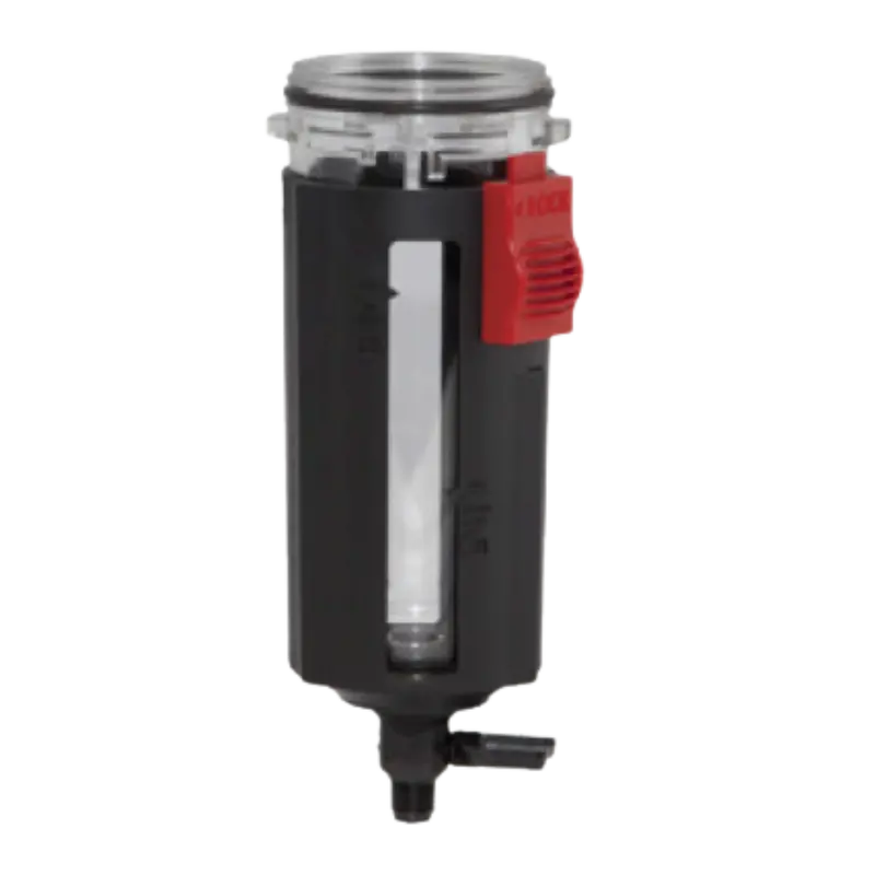 820025-50Kit : Norgren Excelon Plus Filter Bowl, Guarded Poly Bowl With Manual Drain 1