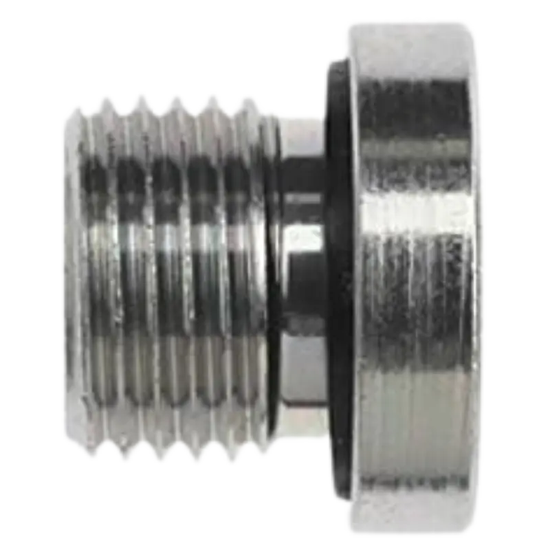 8555-H10-O : Onehydraulics Steel Hollow Hex Sealed Plug, M10 X 1.0 (10Mm) Male Metric 1
