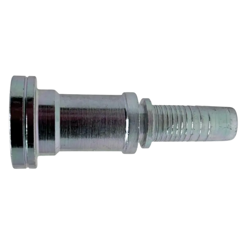 A-0808-C62s : Alfagomma Straight Steel Fitting Insert, 1/2 (-08) Hose X 1/2 (-08) Code 62 Flange, 6000Psi 1