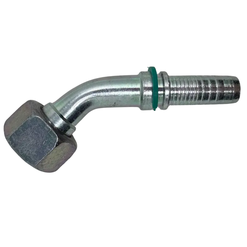A-0808-Fbo4 : Alfagomma 45-Degree Steel Fitting Insert, 1/2 (-08) Hose X 1/2-14 (-08) Female Bsp Swivel 1