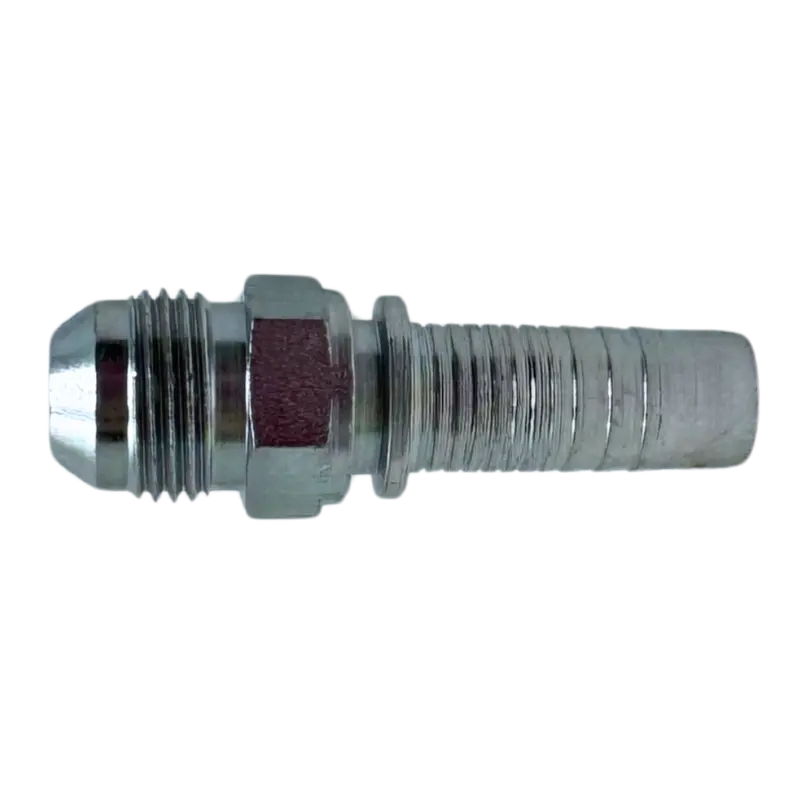 A-0808-Mjic : Alfagomma Straight Steel Fitting Insert, 1/2 (-08) Hose X 3/4-16 (-08) Male Jic 1