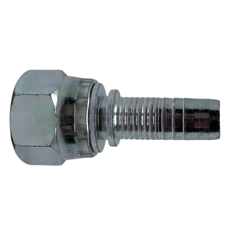 A-0810-Fjsh : Alfagomma Straight Steel Fitting Insert, 1/2 (-08) Hose X 7/8-14 (-10) Female Jic 1