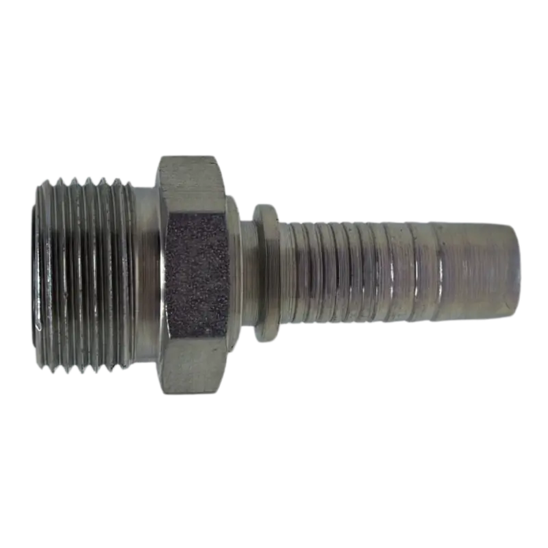 A-0810-Mofs : Alfagomma Straight Steel Fitting Insert, 1/2 (-08) Hose X 1-14 (-10) Male Orfs 1
