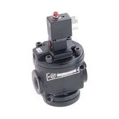 A1014c-Cy : Norgren Prospector Poppet Valve, Two-Position, Two-Way, Normally Closed, 1/2" Ports, Internal Pilot Supply With Check Valve, Single Solenoid, Non-Locking Override, 7Wac, 6Wdc 1
