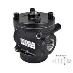 A1038h-A1 : Norgren Prospector Poppet Series, Two-Position, Two-Way Normally Closed Valve, Air Actuated, Spring Return Return, 1 1