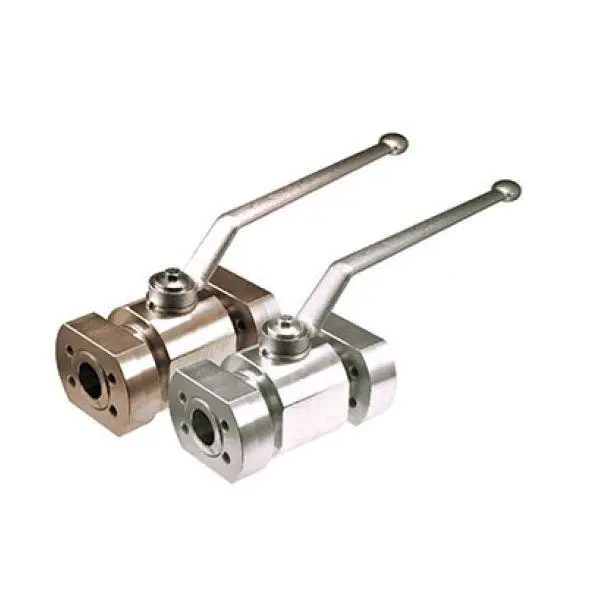 Abf3#32-11Dbl : Afp 2-Way Round Body Flat Face Ball Valve, 3000Psi Rated, Steel, 2" Sae C61 Companion With Lock 1