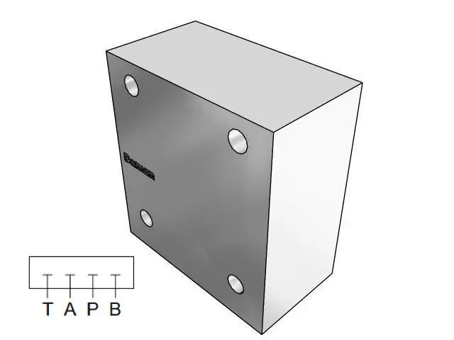 Ad05cpp : Daman Cover (Blanking) Plate, Aluminum, 3000Psi, D05 (Ng10), Parallel Circuit, All Ports Blocked 1