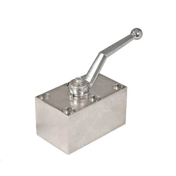 Apk2#6-11Db : Afp 2-Way Manifold Mount Ball Valve, 7250Psi Rated, Steel, #6 Sae (3/8") 1