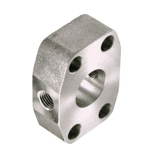 Asx-8-Gp : Afp Gauge Port Spacer, Steel, Straight, Spacer Side 1, 0.5 (1/2") C62 Flange Side 2 1