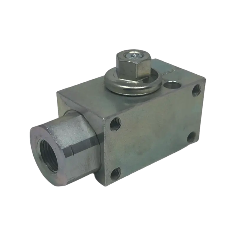 Av2s#8-11Dv : Afp 2-Way Excavator Style Ball Valve, 7250Psi Rated, Steel, #8 Sae (1/2") 1