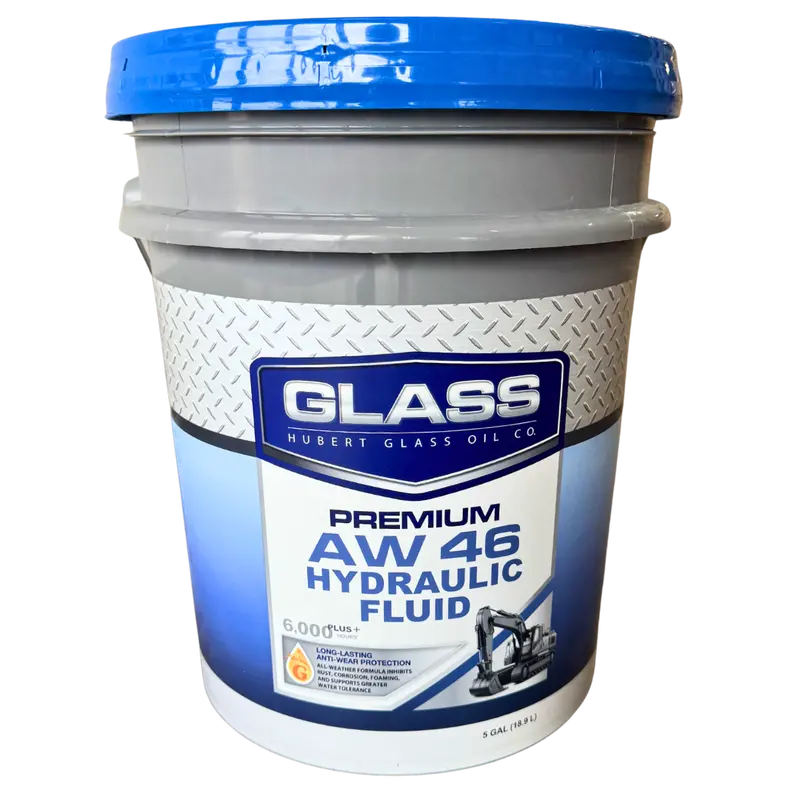 Aw46 5 Gallon : Hubert Glass Oil Premium Aw 46 Hydraulic Fluid 1