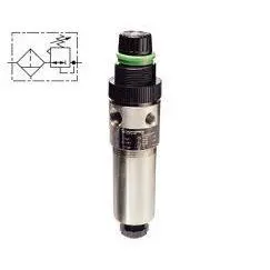 B05-233-M1la : Norgren B05 Series, Stainless Steel Filter/Regulator, Relieving, 5 To 125 Psi Outlet Range, 5-Micron, 1/4 Ptf Por 1