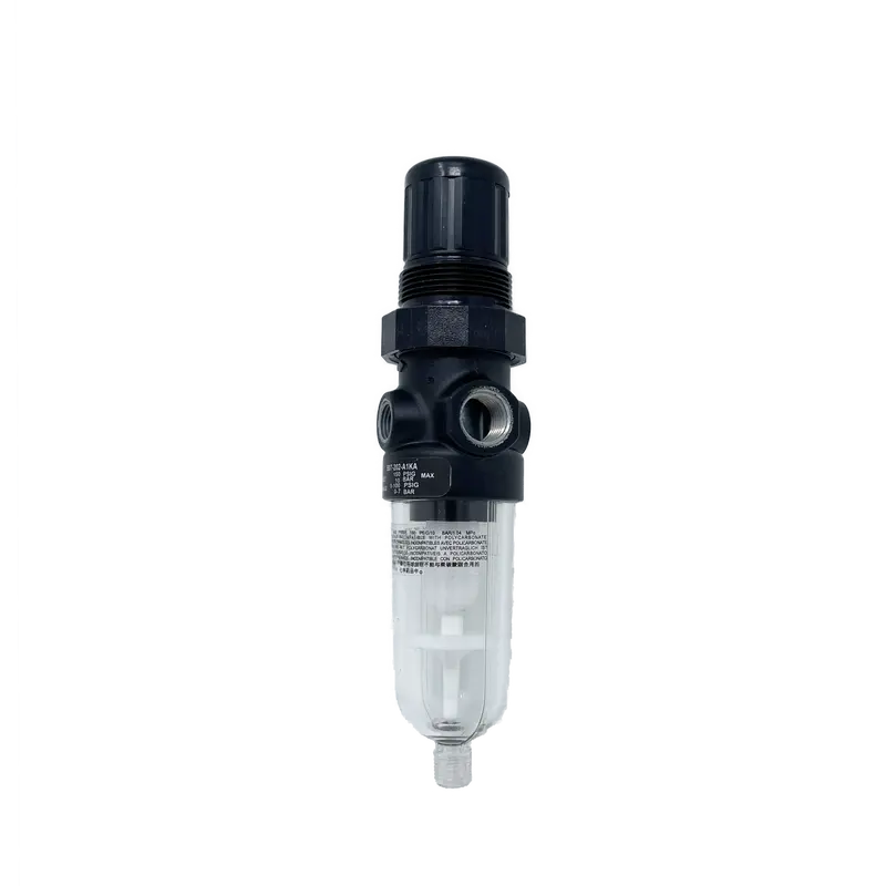 B07-103-M1ka : Norgren B07 Miniature Filter/Regulator, Transparent Bowl, Non-Relieving, Without Gauge, Manual Drain, 5-Micron, 5 2