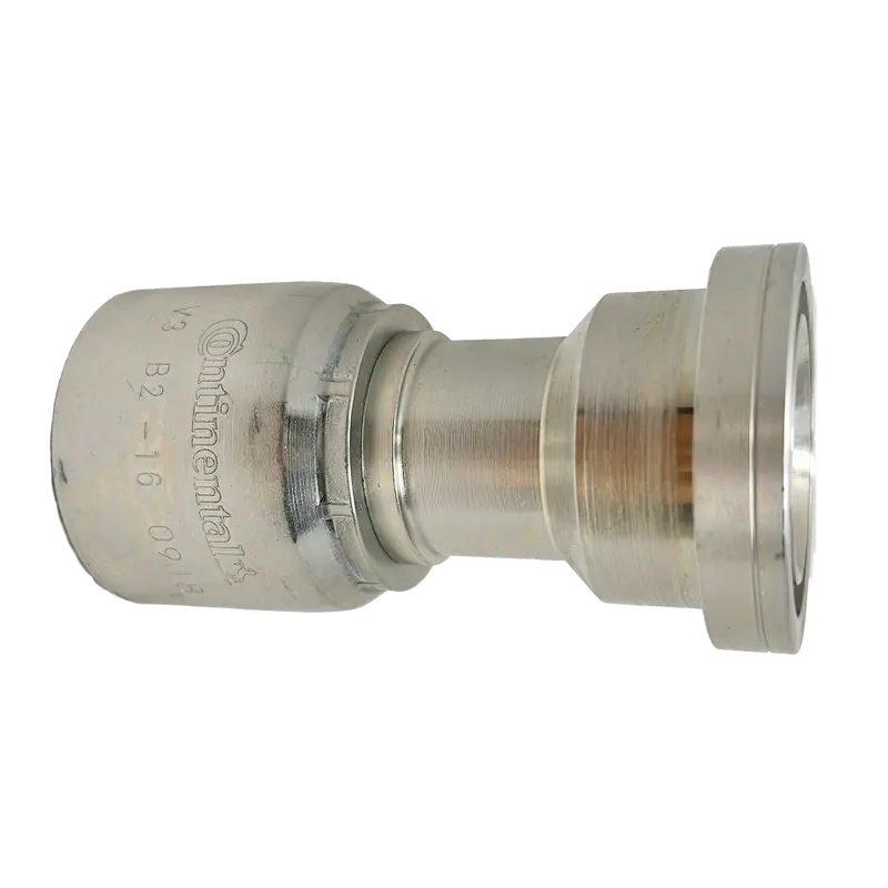 B2-Fh-2016: Continental Hose Fitting, 1.25 (1-1/4") Hose Id X 1" Code 62, Straight Connection 1
