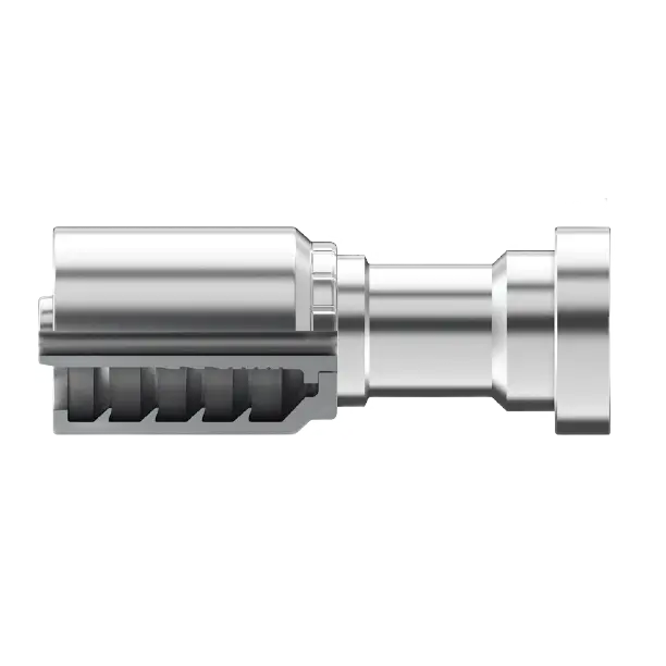 B2-Fl-3232S: Continental Hose Fitting, 2" Hose Id X 2" Code 61, Straight Connection 1