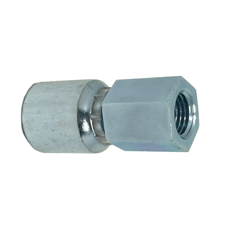 B2-Npf-0404: Continental Hose Fitting, 0.25 (1/4") Hose Id X 1/4-18 Female Nptf, Straight Rigid Connection 1