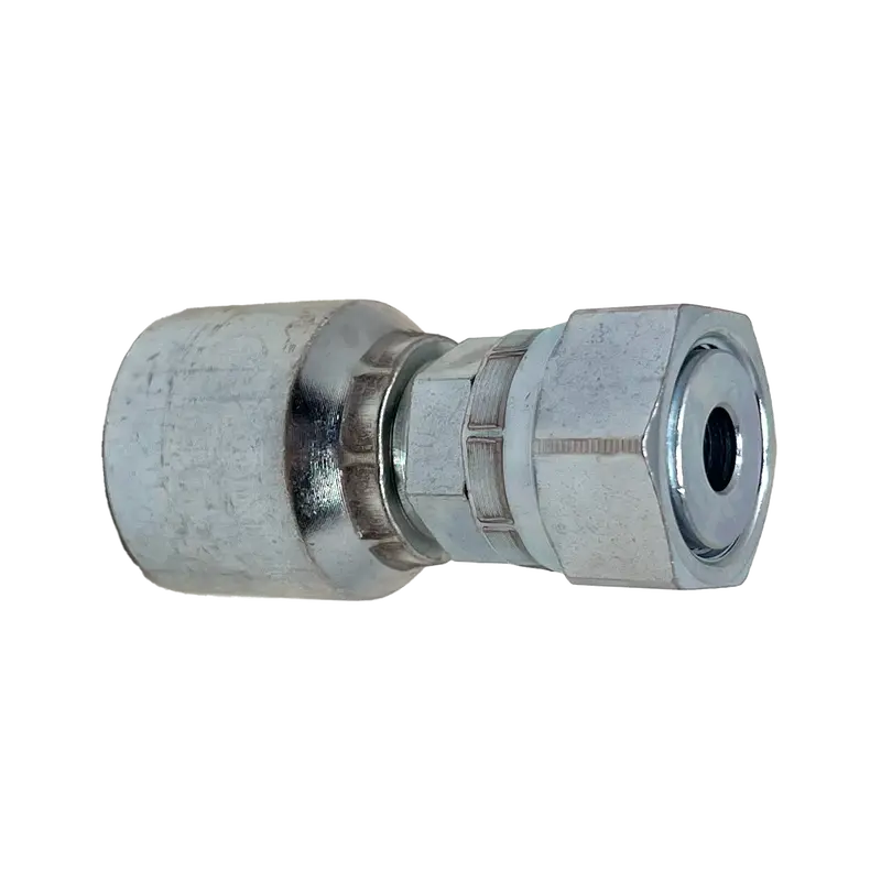 B2-Offx-0606: Continental Hose Fitting, 0.375 (3/8") Hose Id X 11/16-16 Female Orfs, Straight Swivel Connection 1
