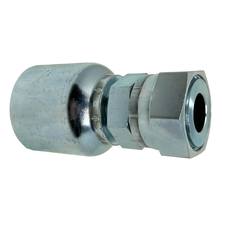 B2-Offx-1616: Continental Hose Fitting, 1" Hose Id X 1-7/16-12 Female Orfs, Straight Swivel Connection 1