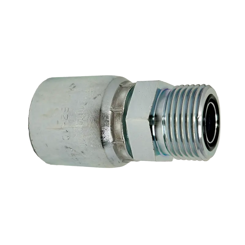 B2-Ofm-1010: Continental Hose Fitting, 0.625 (5/8") Hose Id X 1-14 Male Orfs, Straight Rigid Connection 1