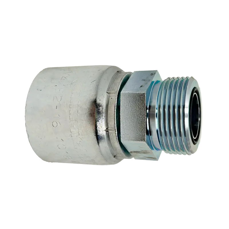 B2-Ofm-1616: Continental Hose Fitting, 1" Hose Id X 1-7/16-12 Male Orfs, Straight Rigid Connection 1