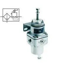 B38-240-B1ka : Norgren B38 Series Stainless Steel Precision Filter/Regulator, 1/4 Ptf Ports, Relieving, Manual Drain, 5-Micron, 1