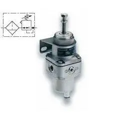B38-440-M1la : Norgren B38 Series Stainless Steel Precision Filter/Regulator, 1/2 Ptf Ports, Relieving, Manual Drain, 5-Micron, 1