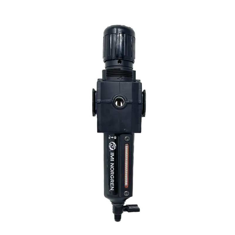 B73g-2Ak-Qd1-Rmn : Norgren Excelon Combo Filter/Regulator, 1/4" Npt, Knob Adjust, Manual 1/4 Turn Drain, Metal Bowl, 5-Micron, Relieving, 5-150Psi, No Gauge 2