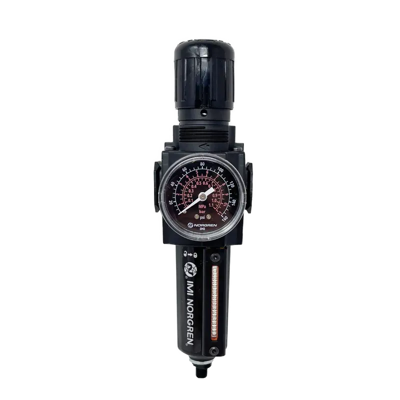 B73g-4Ak-Ad3-Rmg : Norgren Excelon Combo Filter/Regulator, 1/2" Npt, Knob Adjust, Auto Drain, Metal Bowl, 40-Micron, Relieving, 5-150Psi, With Gauge 2