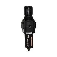 B74g-6Ak-Ad3-Rmg : Norgren Excelon Combo Filter/Regulator, 3/4" Npt, Knob Adjust, Auto Drain, Metal Bowl, 40-Micron, Relieving, 5-150Psi, With Gauge 1
