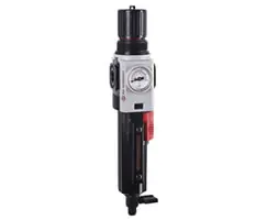 B82g-3Ak-Qd3-Rfg : Norgren B82g Excelon Plus Combination Filter Regulator, 3/8" Npt, 40-Micron, 4 To 58 Psi, Metal With Liquid Indicator Bowl, Manual Drain, Relieving 1
