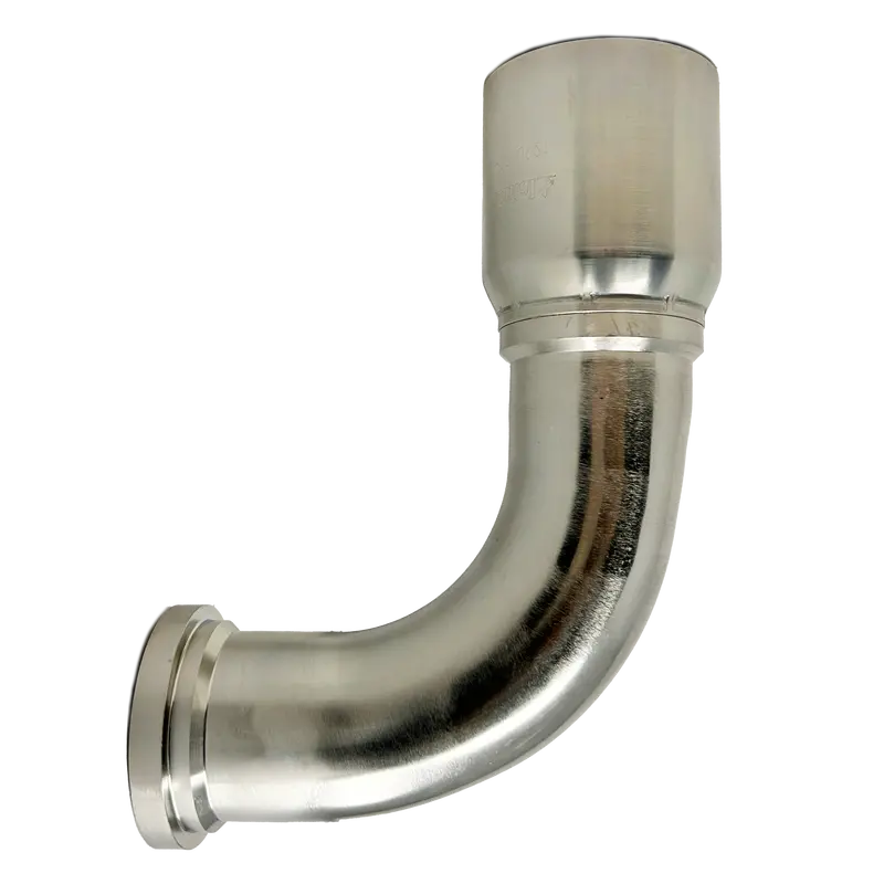 Bt-Fl90-4040 : Continental Hose Fitting, 2.5 (2-1/2") Hose Id,  2.5 Code 61, 90-Degree Connection 1