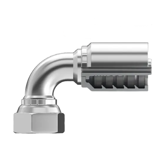 Bt-Jcfx90s-1616 : Continental Hose Fitting, 1 Hose Id, 1-5/16-12 Female Jic, 90-Degree, Swivel Connection 1