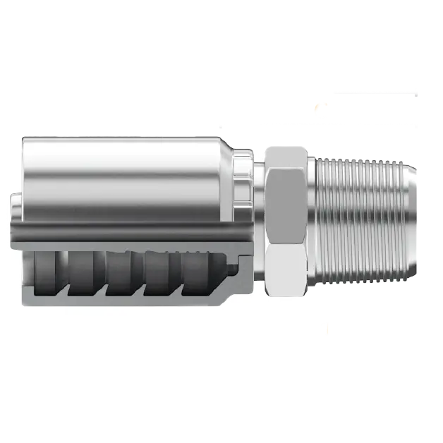 Bt-Npm-1616 : Continental Hose Fitting, 1 Hose Id, 1-11-1/2 Male Npt, Straight, Rigid Connection 1